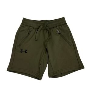 Under Armour Green Athletic Sweatshorts Size Youth XS 6/7